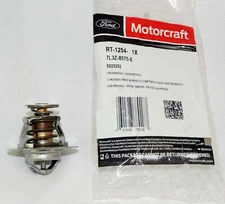 Genuine OEM Motorcraft RT1254 Engine Coolant Thermostat Ford 7L3Z8575E 92-2011