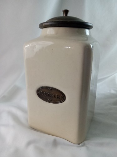 Dileep Ceramic Canister Set With Lids Coffee Sugar Flour Canister Made In India - Picture 5 of 7