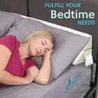 Headboard Wedge Pillow for Headboard Gap with Ultra Soft Cover - Queen and King