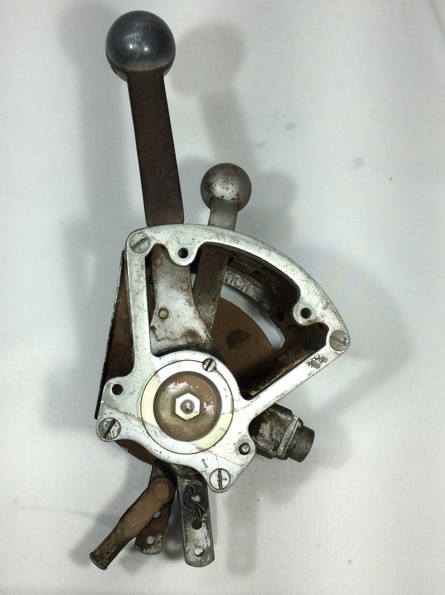WWII US Army Curtiss P-40 Warhawk Pilot's Throttle Quadrant