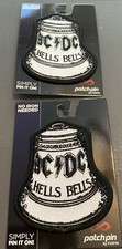 Lot Of 2 ACDC Hells Bells Pin On Patches