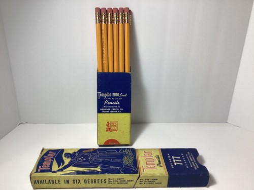 One Dozen Pencils #120 School Service Pencil #2, 1 Empty Templar Box - Picture 9 of 10
