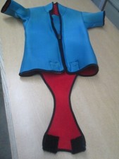 Fathom 3mm Diving Jacket Blue Snorkeling Diving Small 25" Long 16" Wide