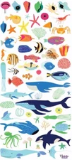 Violette Stickers Mini Ocean Sea Life Crafts Planner Supply Scrapbook Whale Fish