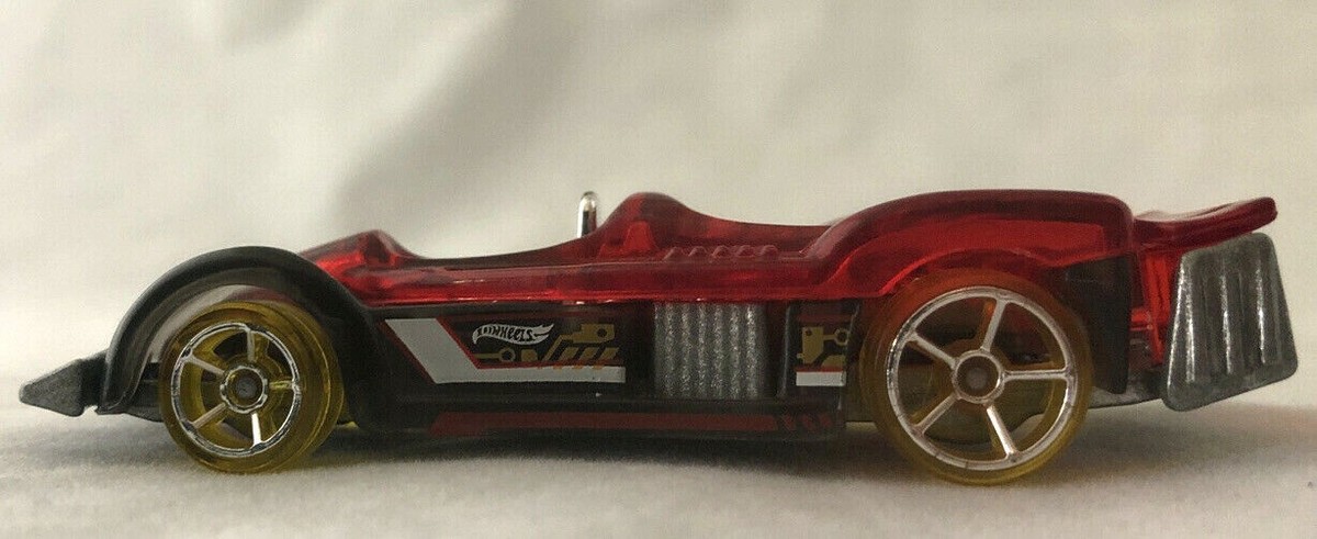 Vintage HOT WHEELS Clear Red ROAD ROCKET 1995 Car 1:64