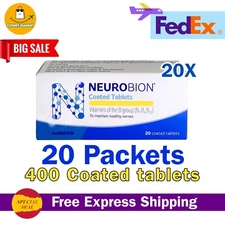 20 X 20s NEUROBION Vitamin B1,B6,B12 Nerve Relief, Numbness Tingling Fast FedEx 