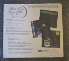 Creative Memories 7x7 Black Ruled Scrapbook Pages RCM-7BR, 5 sheets/10 pages NEW