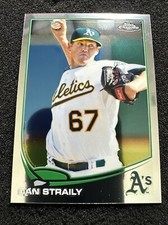 DAN STRAILY #153 2013 Topps Chrome Baseball QTY Oakland Athletics