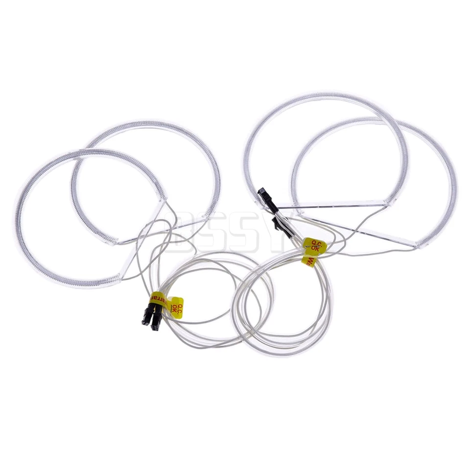 4X131mm CCFL Angel Eyes RINGE STANDLICHT Standlichtringe für BMW E36 E38 E39 E46 - Bild 3 von 4