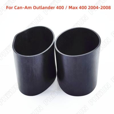 2x Rubber Air Inlet Flexible Adaptors For 2004-2008 Can-Am Outlander 400/Max 400