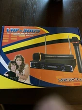 VocoPro VHF-3005 Twin Channel VHF DUAL WIRELESS MICROPHONE SYSTEM 