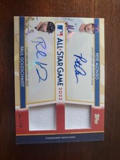 Topps 2022 Update All Star Stitches Dual Autograph Pete Alonso/Paul Goldschmidt