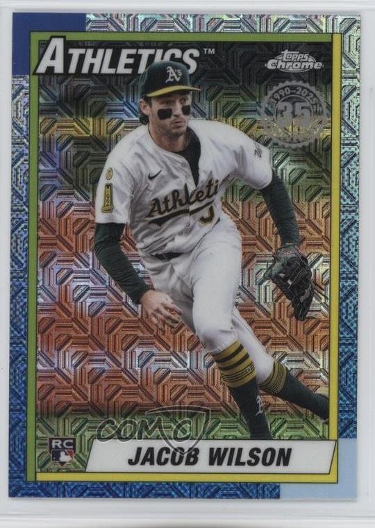 2025 Topps Update 1990 Topps Chrome Silver Pack Jacob Wilson #U90C-67 18ye
