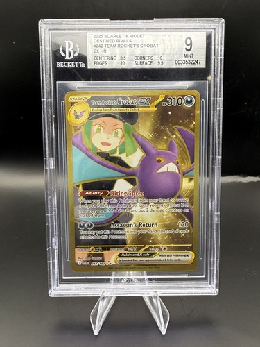 Team Rocket's Crobat ex graded BGS 9 for sale on eBay