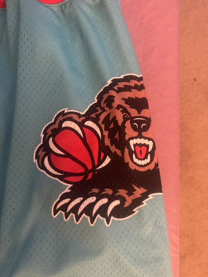 Pantalones Cortos Mitchell And Ness Auténticos Memphis Grizzlies Foto 3 de 4