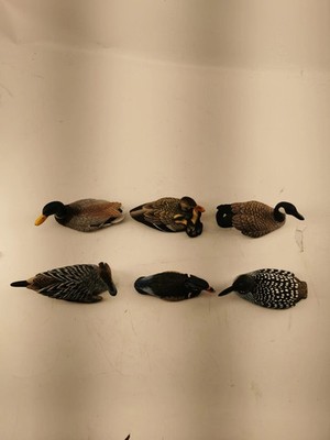 Vintage Heritage Artists J B Garton Mini, Lot of 6 Ducks, Hand Made