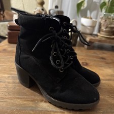 Black Boots Girls Sz 2