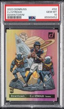 2023 PANINI DONRUSS DOWNTOWN! #D2 CJ STROUD PSA 10