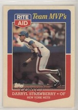 1988 Topps Rite Aid Team MVP's Box Set Darryl Strawberry #7 1b8