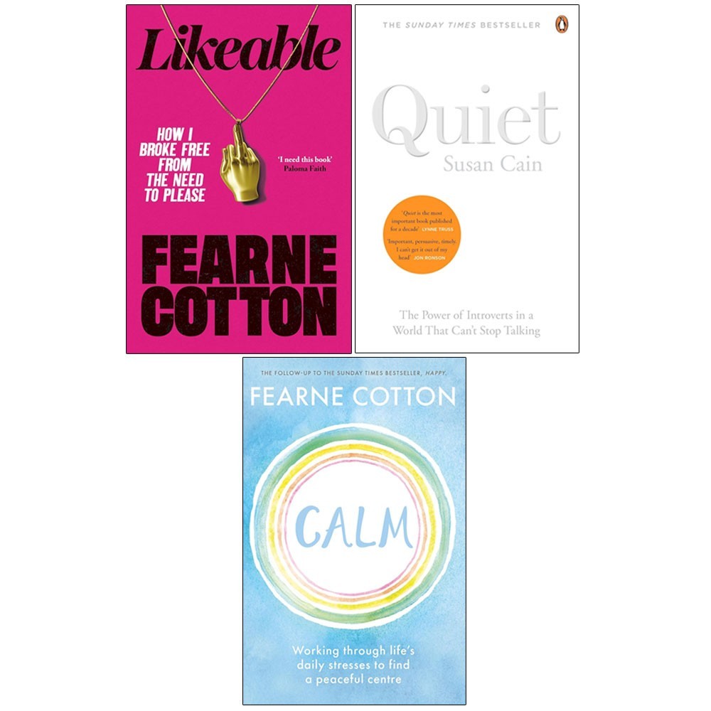 Likeable Hardcover,Calm,Quiet:The Power of Introverts 3 Books Collection Set