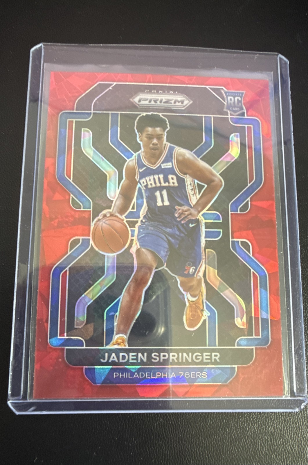 2021-22 Panini Prizm - Jaden Springer #317 Red Ice Prizm (RC)