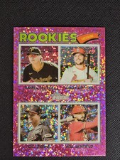 2025 Topps Heritage Rookie Stars Catchers 335 Pink Sparkle Refractor RC SP