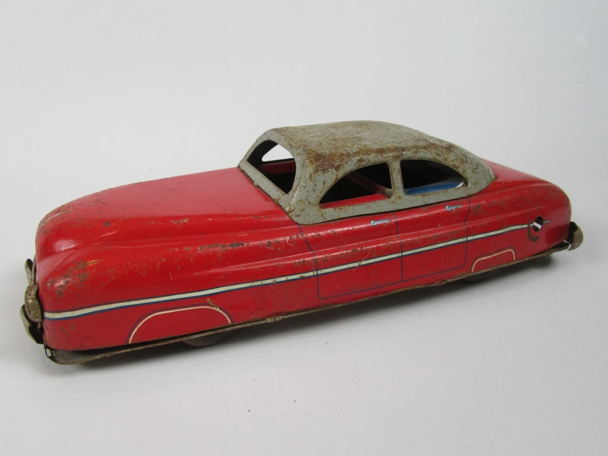 Jouet Mécanique Ancien Memo Taxi Tôle - Voiture Joustra Jep