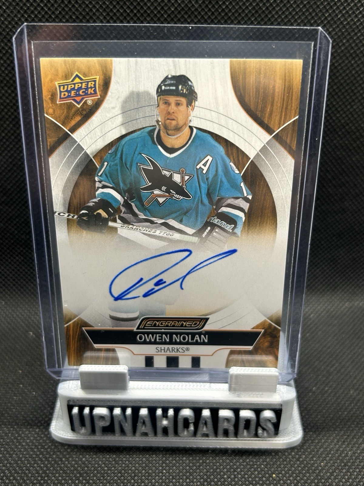 2024-25 UPPER DECK ENGRAINED ICONS OWEN NOLAN AUTO