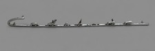 1947-52 Cadillac Front Fender Script Emblem Chrome Trim Series 61 62 75 Ornament
