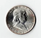 1960 SILVER FRANKLIN HALF DOLLAR