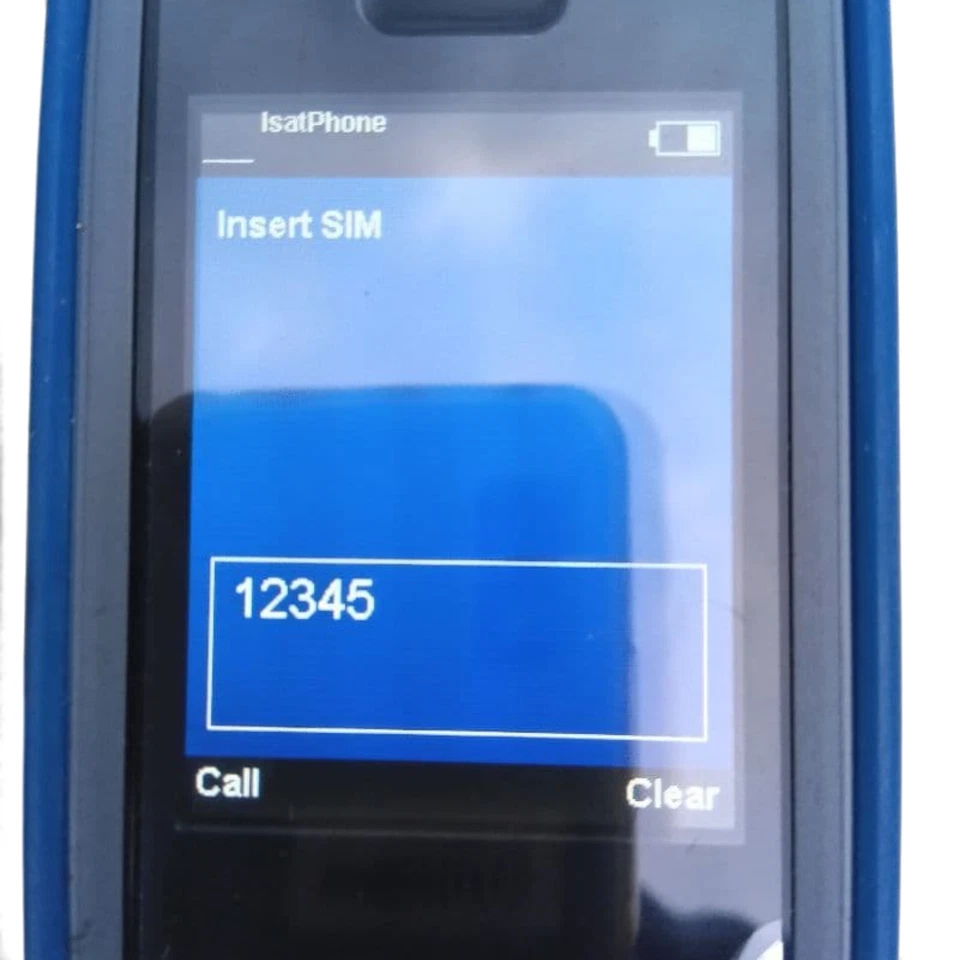 Inmarsat IsatPhone Pro Mobile Wireless Satellite Phone Blue Used - Image 4 of 4