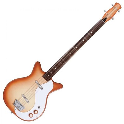 Danelectro DC59 Long Scale E-Bassgitarre ~ CopperBurst Finish
