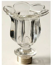 1) Fostoria Candelabra Socket Threaded Candle Holder INSERT Replacement (3AVAIL)