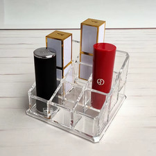 16 Grids Cosmetic Lipstick Jewelry Box Makeup Brushes Holder Lipstick Storage Bo