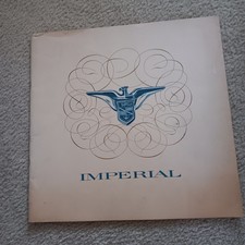 1955 Chrysler Imperial Big Prestige Brochure Rare Original Showroom Brochure