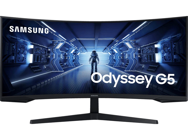 SAMSUNG Odyssey G5 C34G55TWWP 34 Zoll UWQHD Gaming Monitor