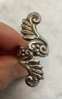 Vintage Sterling Silver  Scroll Bypass Ring Size 7 Mexico