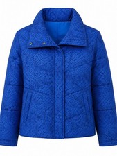 Patagonia Women's Geoharmony Insulated Jacket - Andes Blue Print Size XL