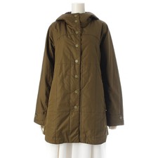 PLEATS PLEASE ISSEY MIYAKE Quilted Padded Hooded Coat Outer PP54 ZA851 Khaki Oli