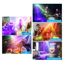 Disco DJ Light Colorful Rotatable Strobe Light For Party Dance Pub