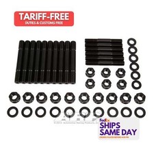 Arp 154-5612 Kit Black Chromoly Main Stud Kit - Sbf 302 Dart Shp Block Performa