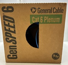 Gen Speed 6p4p24-bl-p-gcc-tp-ce 6 Plenum Cat 6 Cable 900ft Gen Speed 6p4p24-bl-p-gcc-tp-ce 6 Plenum Cat 6 Cable 900ft