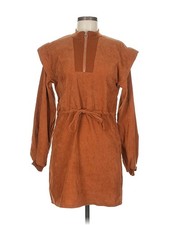 PrettyLittleThing Women Brown Casual Dress 8
