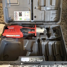 RIDGID RP 241 Reciprocating Saw with Case, Battery Powered, Used