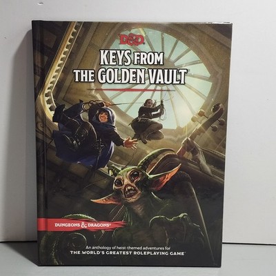 Keys from the Golden Vault Dungeons and Dragons 5E Hardcover 2023 1st Print