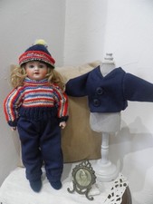 REPRO SET 5 PIECES "ON THE PEAKS" 1932/33 WOOL AND FABRIC FOR BLUEBERRY