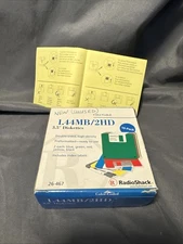 VTG Radio Shack Floppy Diskettes 1.44 MB/2HD 3.5" ONLY 5 Left Color Coded 26-467