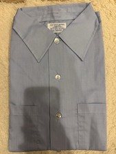 Vintage 70 s 80 s USPS Carrier Mailman Uniform Short Sleeve Shirt Size 15 1/2