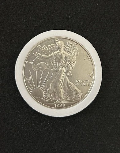 U.S. Mint 1998 American Eagle 1 oz Silver Coin .999 Fine Bullion
