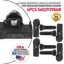 Set Of 4pcs Tire Pressure Sensor Tpms 56029398ab For Dodge Chrysler Jeep Ram Set Of 4pcs Tire Pressure Sensor Tpms 56029398ab For Dodge Chrysler Jeep Ram